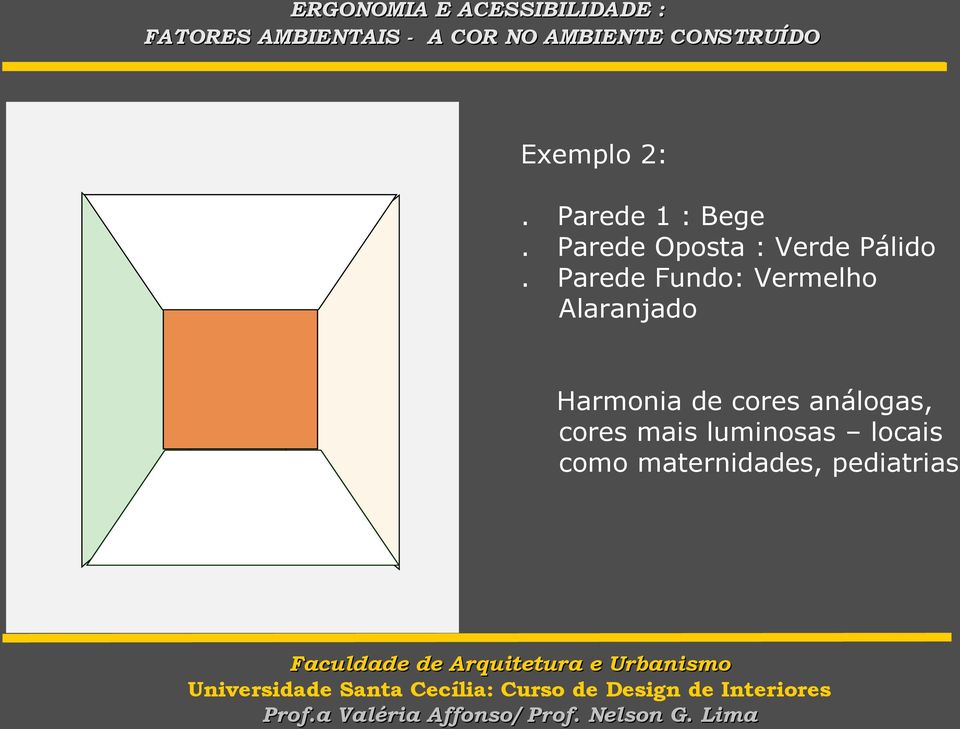 Parede Fundo: Vermelho Alaranjado Harmonia