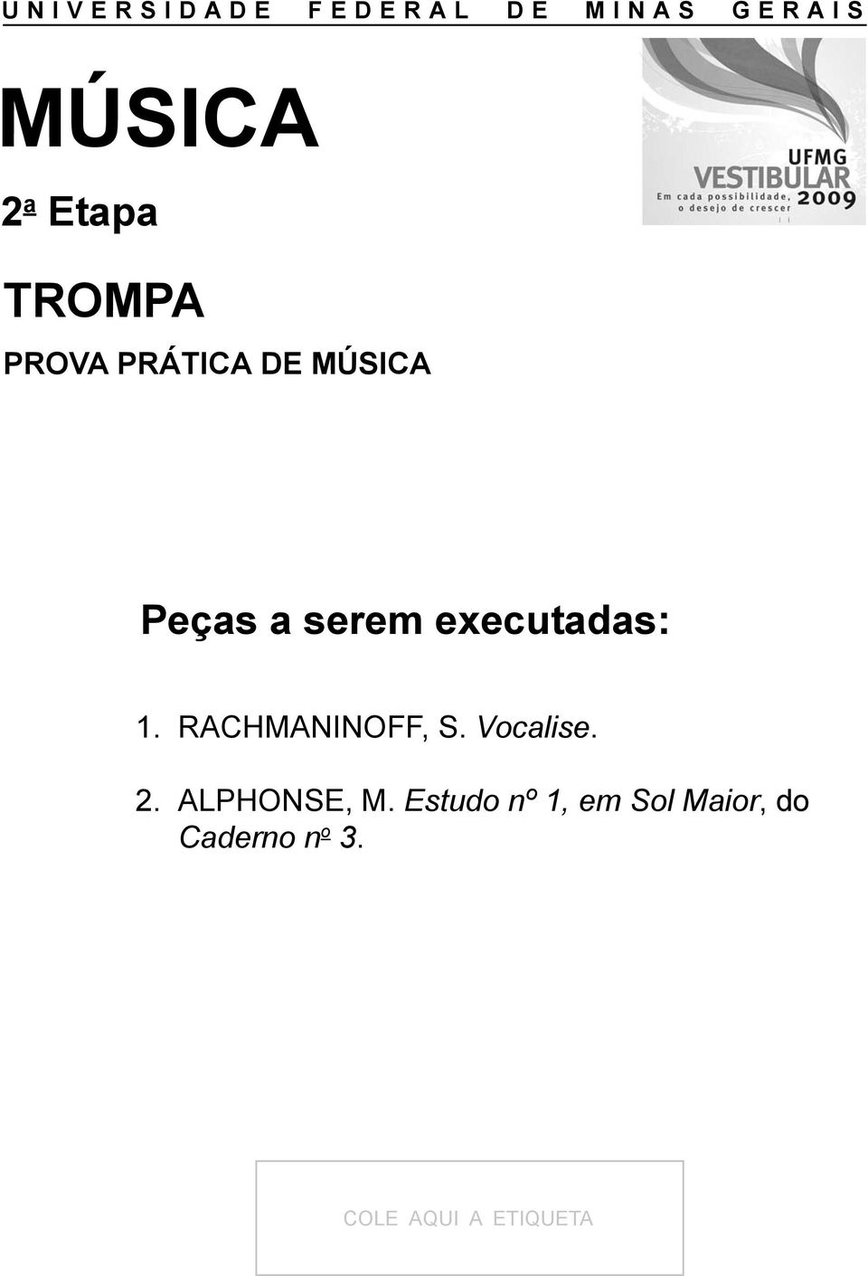 Vocalise. 2. ALPHONSE, M.