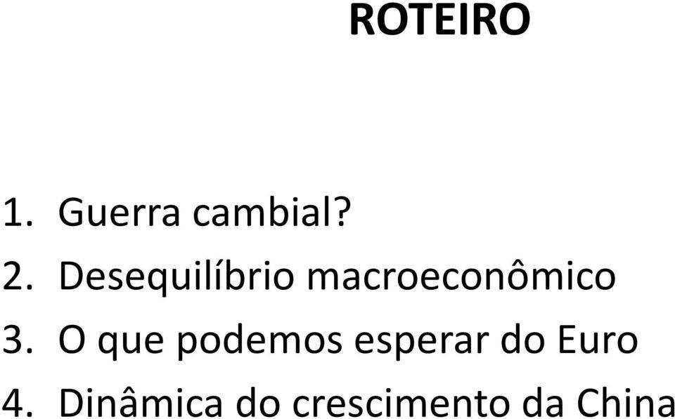 O que podemos esperar do Euro 4.