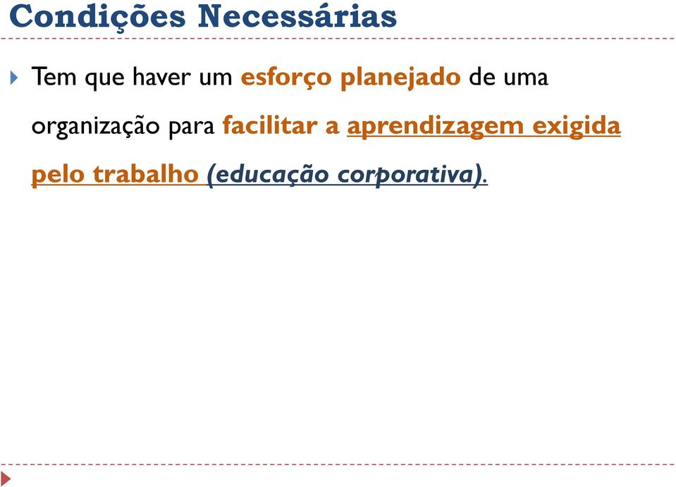 organização para facilitar a