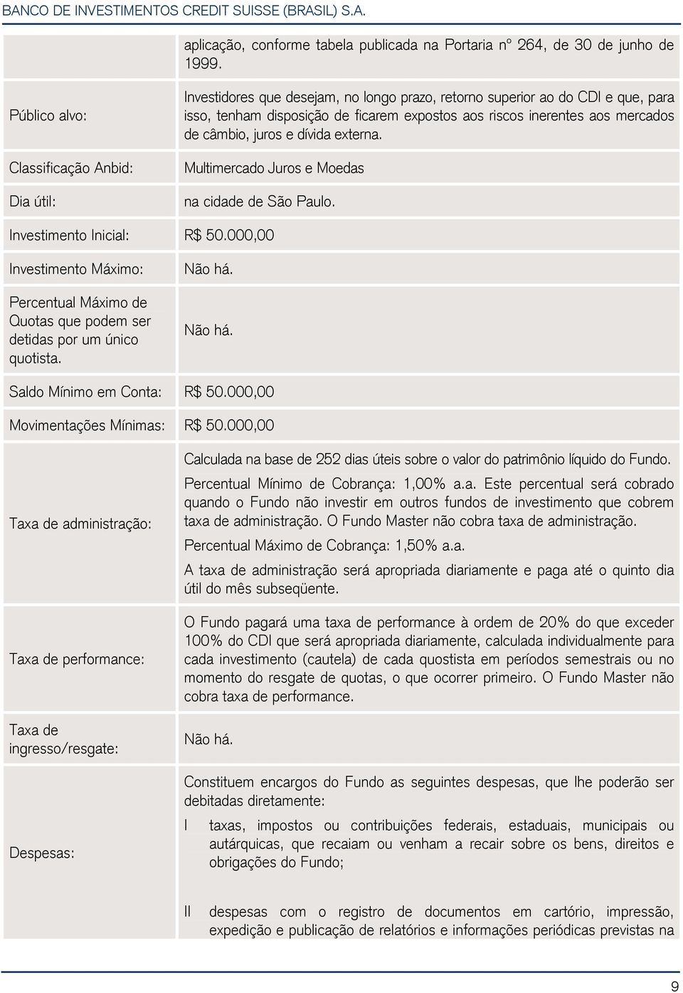 mercados de câmbio, juros e dívida externa. Multimercado Juros e Moedas na cidade de São Paulo. Investimento Inicial: R$ 50.