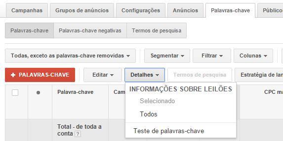 Relatório de termos de pesquisa Texto do anúncio: entendendo melhor o que os clientes procuravam quando pesquisaram termos que incluem suas palavras-chave, você pode deixar o texto de seu anúncio