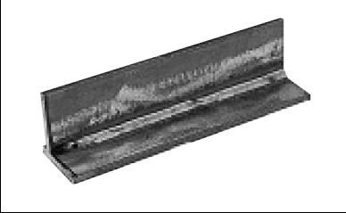 Figura 13 - Junta em ângulo monopasse - arame sólido de diâmetro 1,6 mm, 8 mm de profundidade de garganta. Velocidade de soldagem - 40 cm/min.