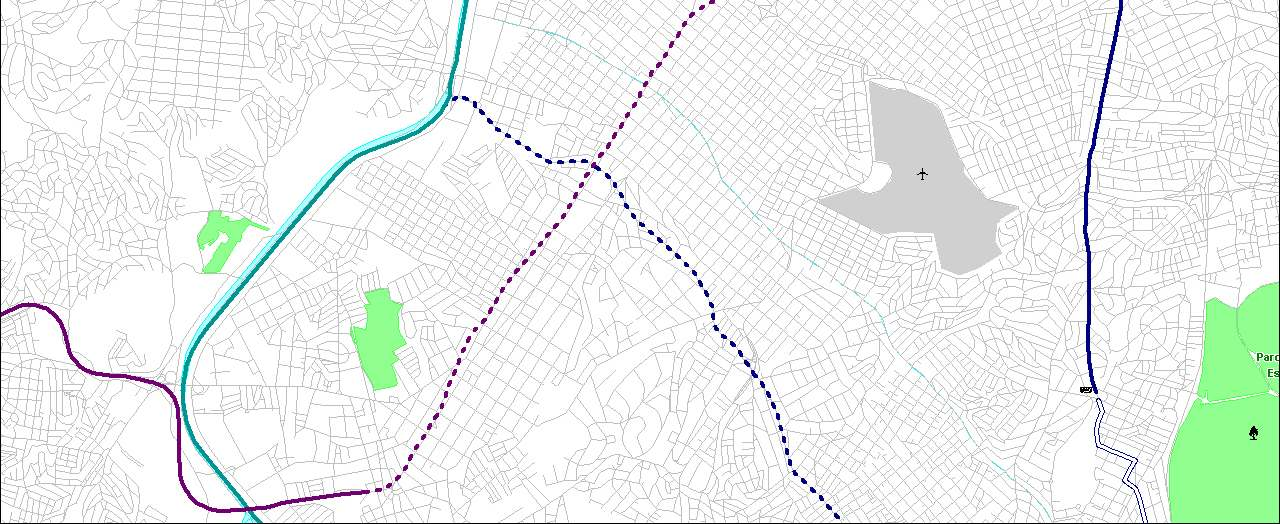 Linha 17 Ouro (monotrilho) São Paulo - Morumbi (L4 - Metrô) 230 mil passageiros transportados / dia Estádio Morumbi Extensão 17,8 km Américo Mourano Paraisópolis