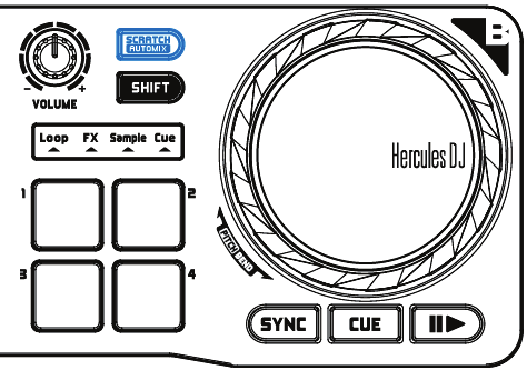 9 - FAZER SCRATCH NUMA FAIXA Um scratch cria um efeito de áudio a partir de uma faixa rodando