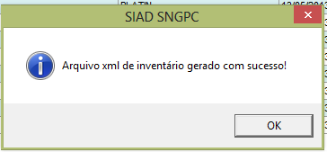 GERANDO XML INVENTÁRIO e TRANSMITINDO PARA O SNGPC (ANVISA). 1.