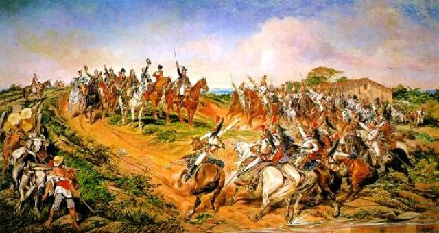 Independência 1822 A separação política entre a colônia brasileira e Portugal foi declarada oficialmente em 7 de setembro.