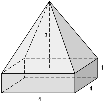 22 - (UFTM) Sabe-se que a base de uma pirâmide regular é um quadrado ABCD, cujas diagonais da base medem cm cada.