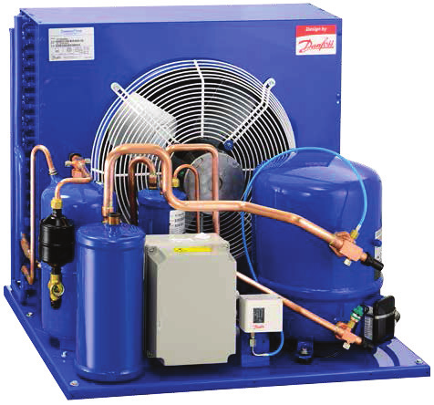 Unidades condensadoras herméticas Blue Star e Compact Line Estas unidades condensadoras são equipadas com os compressores herméticos reciprocos Danfoss Maneurop e podem ser utilizadas em aplicações