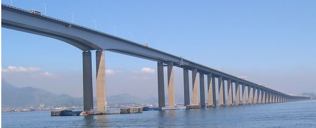 2. HISTÓRICO DO USO DO AÇO 1974: Ponte Rio Niterói, vão