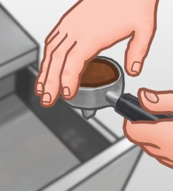 ESPRESSO (PORTA FILTRO 2 DOSES):MOINHO ELETRÔNICO Folha 1/2 1 2 3 Desencaixar o porta-filtro e retire a borra. Limpar o filtro com pincel. Moer o café no momento do preparo.