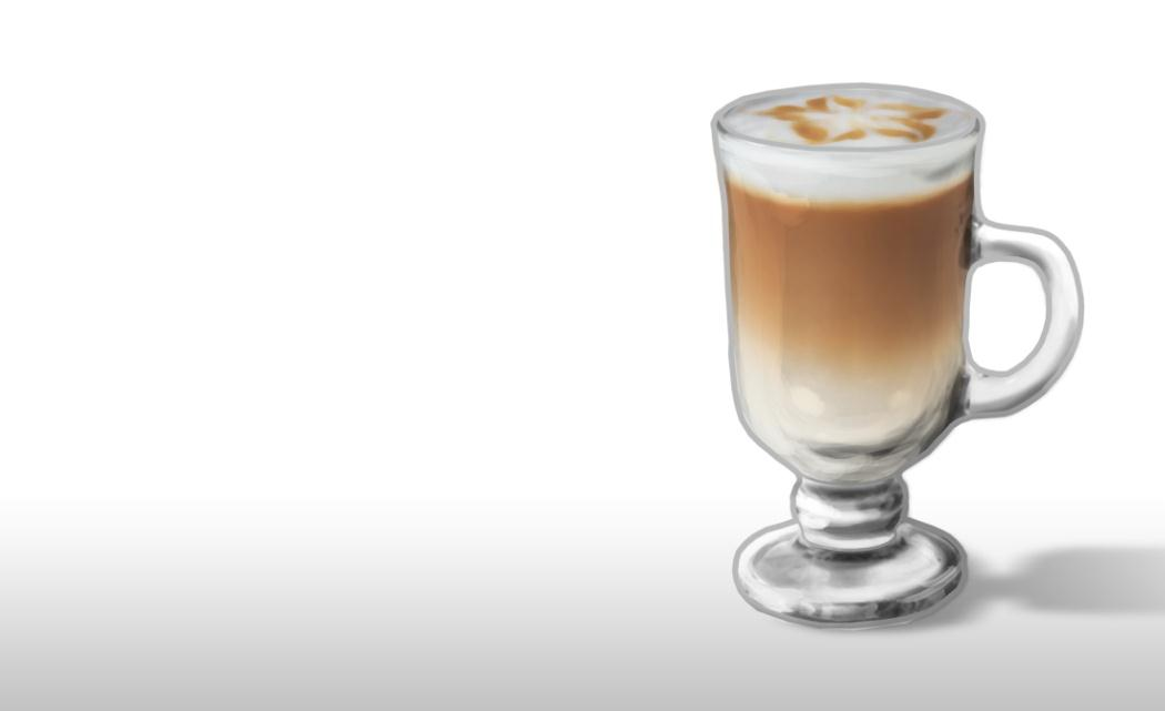 TIPOS DE BEBIDA Cappuccino Vienense Espresso curto (30ml) em fio; Leite Vaporizado; Crema do Leite; Chocolate em Pó; Chantilly e Canela.