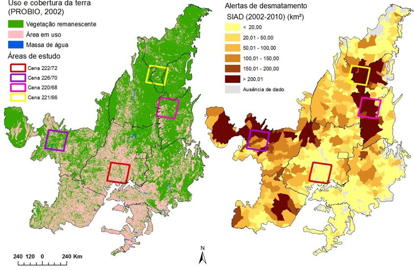 um dos hotspots mundiais, i.e., uma área de alto endemismo de biodiversidade em elevado estágio de degradação (Myers et al., 2000).