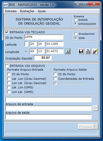 MAPGEO2010 MODELO GEOIDAL DO BRASIL http://www.ibge.gov.br/home/geociencias/geodesia/modelo_geoidal.