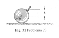 Problemas esolvdos de Físca = ( + 1 ) ML m L d m ML = L + 1 d 3. Um jogador de blhar dá uma tacada em uma bola ncalmente em repouso.