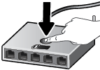 Conecte a impressora a uma rede sem fio com roteador DICA: Para imprimir um guia de introdução rápida da conexão sem fio, pressione o botão Informações ( ) por três segundos.