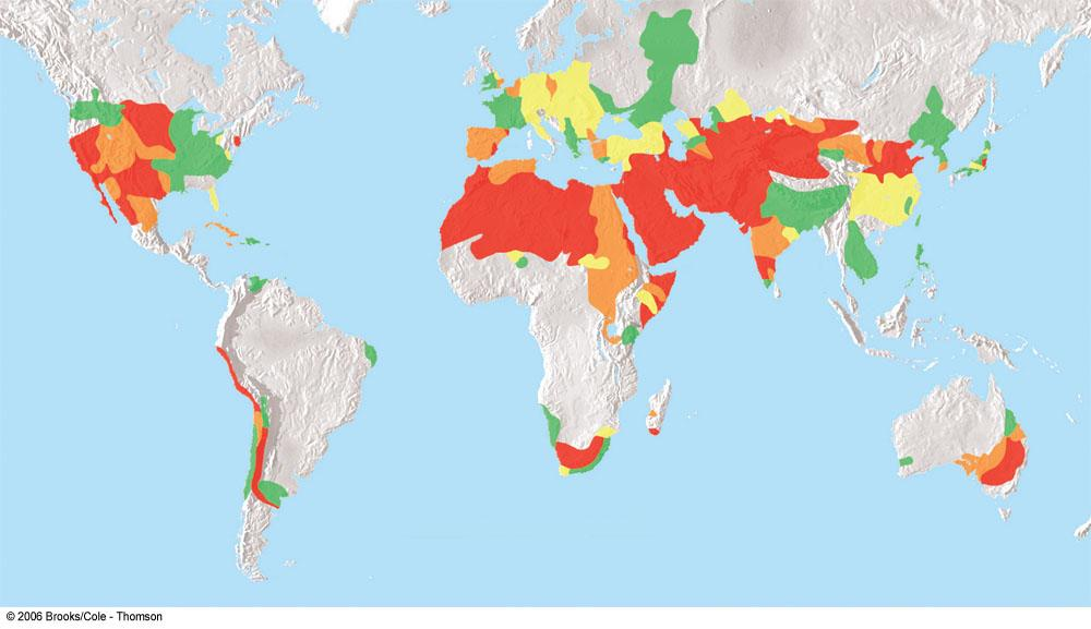 Panorama Global: Escassez de Água doce America do Norte