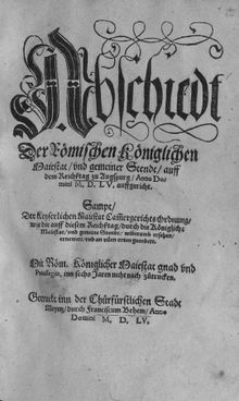 Em 1555, após anos de luta, foi firmada a Paz de Augsburgo, que consolidou a vitória do Luteranismo.