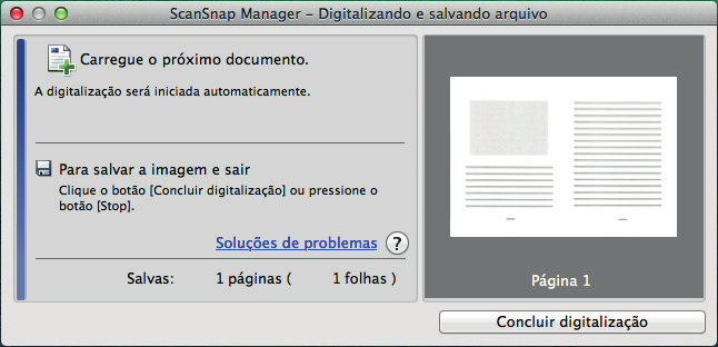 Digitalização de documentos maiores que o tamanho A4 ou Carta (com a Folha de transporte) 9. Vire a folha de transporte e insira tal como descrito no passo 7.