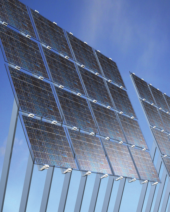 Fixações para painéis fotovoltaicos solar fixtures