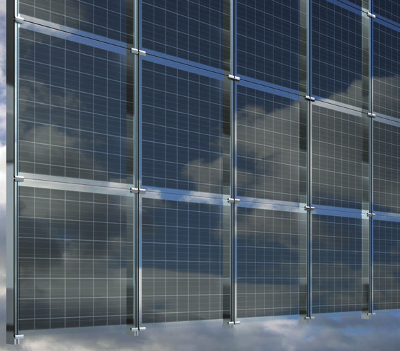 Fixações para painéis fotovoltaicos solar panel fixings Fixações para painéis fotovoltaicos solar panel fixings Estas fixações de painéis foram desenvolvidas para suportar painéis em fachadas, e são