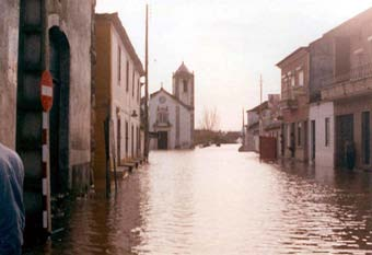 Cheias graves em Portugal Cheia no rio tejo 1981 Dezembro A 29 de Dezembro ocorreram chuvas intensas na região de Lisboa, que afectaram também outras zonas do país, bem como o oeste de Espanha, tendo