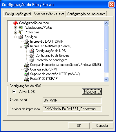 5-20 Configuração do Fiery EX2101 a partir de um computador Windows 6. Clique em OK.