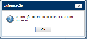 Ao finalizar a requisição é possível visualizar um resumo dos itens solicitados e verificar se a solicitação está de acordo.