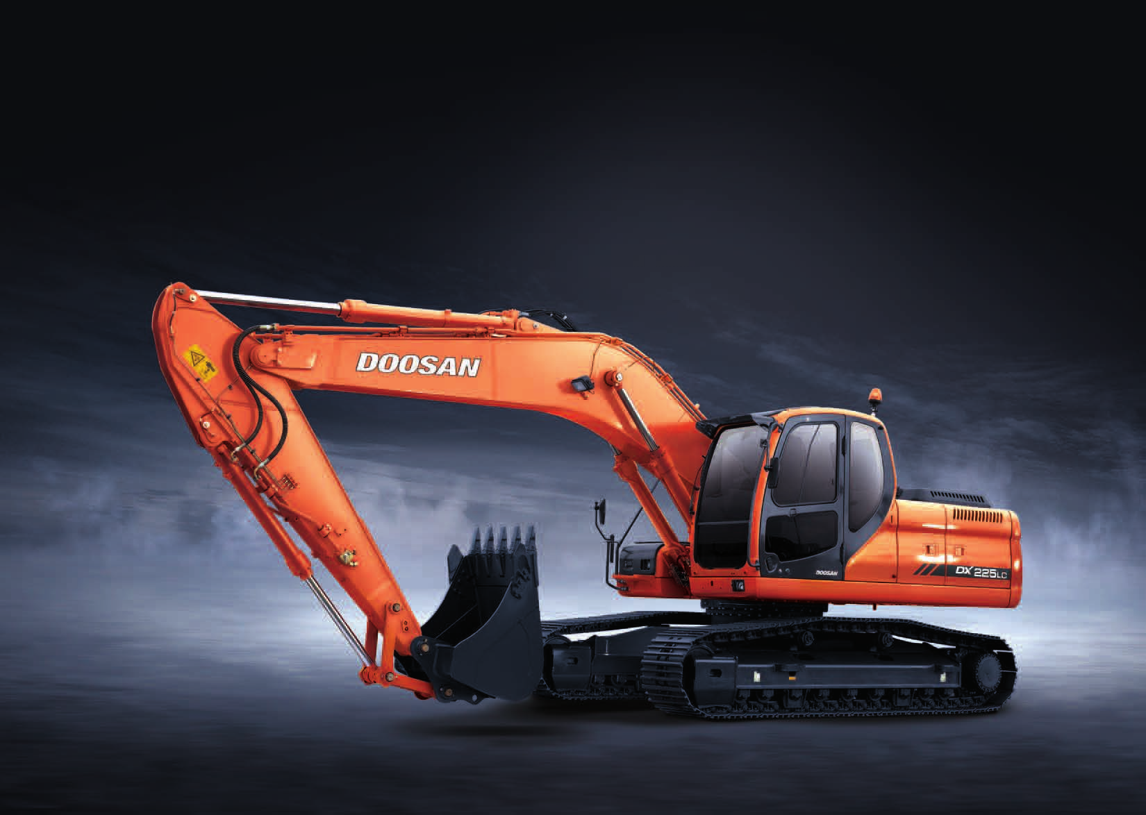 A escavadora hidráulica DOOSAN DX225LC: Um novo modelo com c Descubra Estas Inovações!