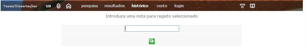 3. resultados 3.3. cesto o Deverá atribuir uma nota ao conjunto de registos seleccionados.