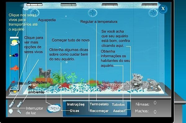 As condições do ambiente, resultantes da escolha do número e tipo de seres envolvidos e suas inter-relações harmônicas e desarmônicas, podem ser observadas e acompanhadas por registros automáticos