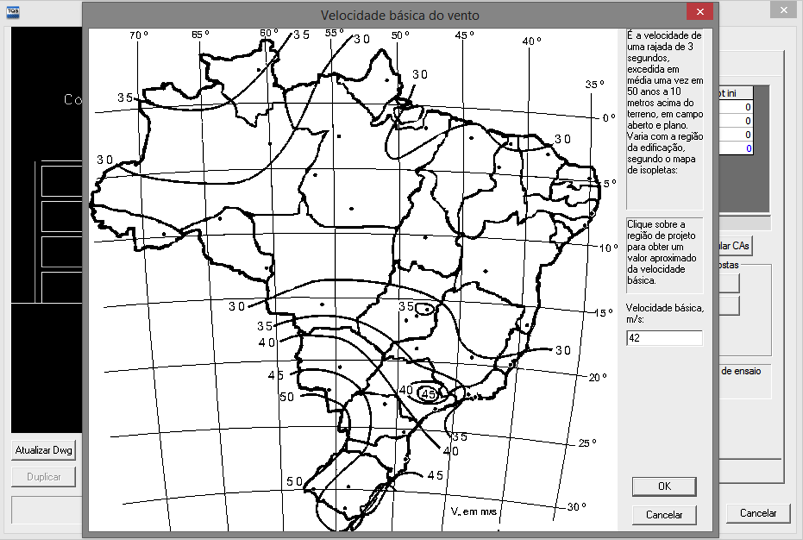 FIGURA 30 CARGAS DE VENTO. FONTE: CAD/TQS (2015).