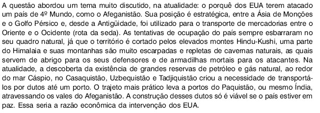 QUESTÃO 35 Reposta: letra D QUESTÃO