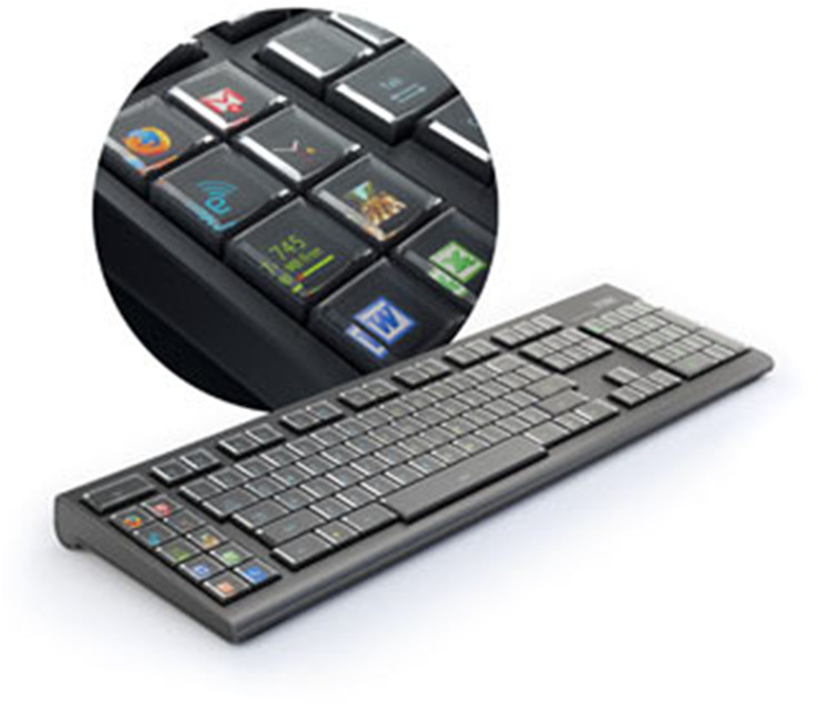 Dispositivos de Introdução de Texto Teclados Optimus Maximus keyboard.