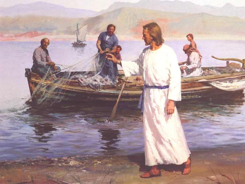 No mar da Galileia, chamado também de Lago de Tiberíades,a pesca era muito comum.