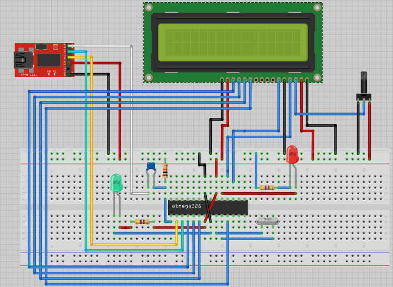 Exemplo de Ligação do LCD no Protuino D7 D6 D5 D4 Porta Digital 2 Porta