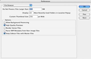 File Browser / Localizador de Arquivos Neste painel define-se regras de funcionamento do File Browser / Localizador de Arquivos: tamanho máximo dos ficheiros a serem processados; mostrar quantas