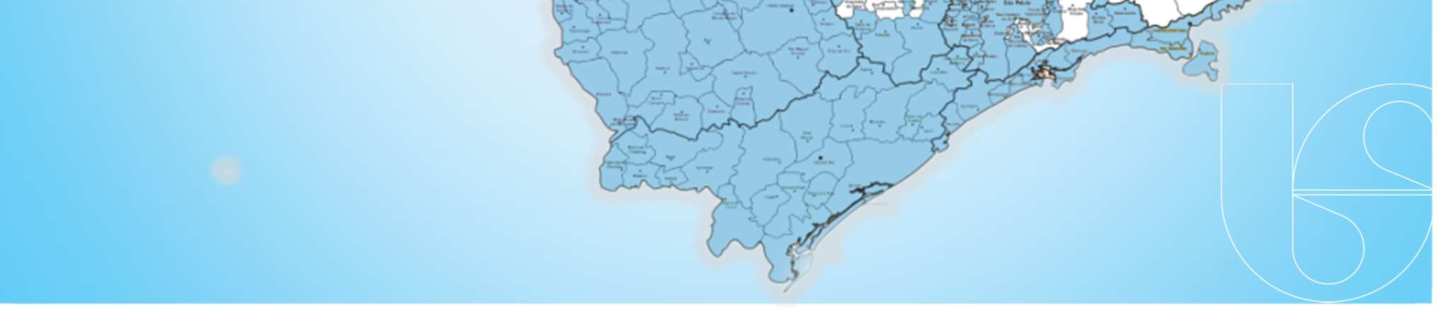 Municípios Atendidos pela Sabesp 363 municípios, quase 70% da população urbana de São