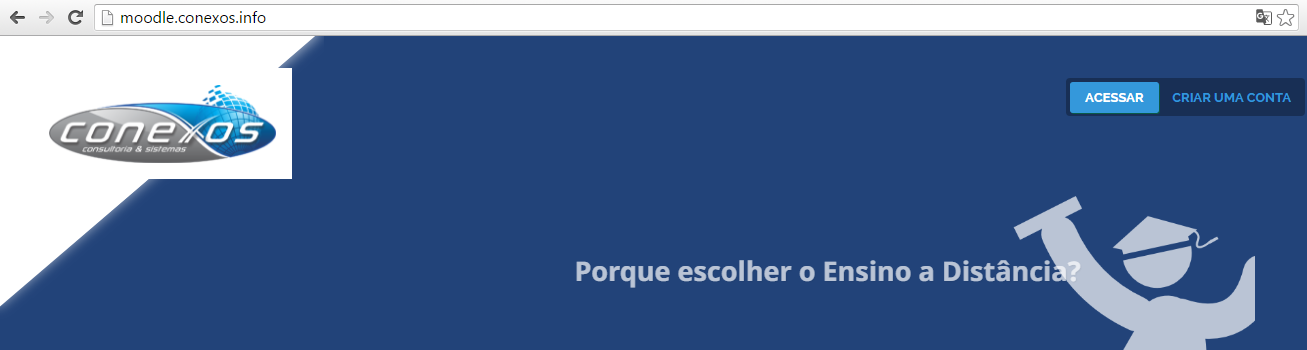 3 COMO ACESSAR O EAD? AMBIENTE DE APRENDIZAGEM ON-LINE ERP CONEXOS rev..02 1 - Para acessar o portal, abra seu navegado de internet e acesse o link: ead.conexos.