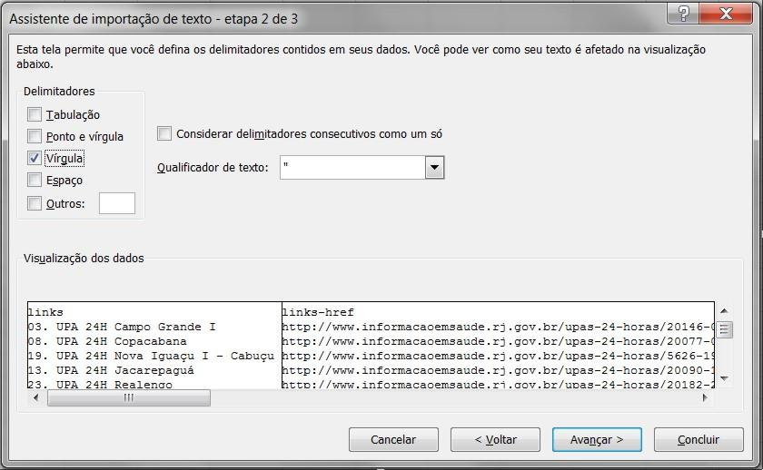 E, por fim, sem mudar os valores em Request interval e em Page load delay, clique em START SCRAPING. 10.