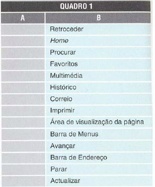 Estado Português Ficha de trabalho nº4 Fevereiro de 010 Disciplina: Tecnologias da Informação e comunicação Curso CEF Sumário: Internet Pro p o sta d e t ra ba l ho: Resolva a s eg uint e fi cha d e