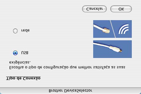 Fase 2 Para utilizadores de Mac OS X 10.2.4 ou superior Verifique se completou as instruções da Fase 1 Configurar o aparelho nas páginas 4-11. Para utilizadores Mac OS X 10.2.0 a 10.2.3: actualize para Mac OS X 10.