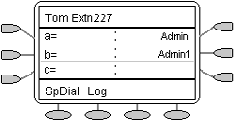 5610 User Guide Como programar teclas de função Se alguma das teclas no telefone estiver programada com uma tecla de facilidade Admin ou Admin 1, ela permite que você programe facilidades adicionais