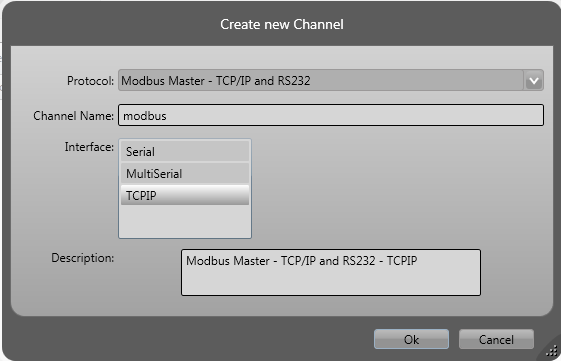 Configurando o Dispositivo - Channels Para criar um novo canal, clique no botão Create New.