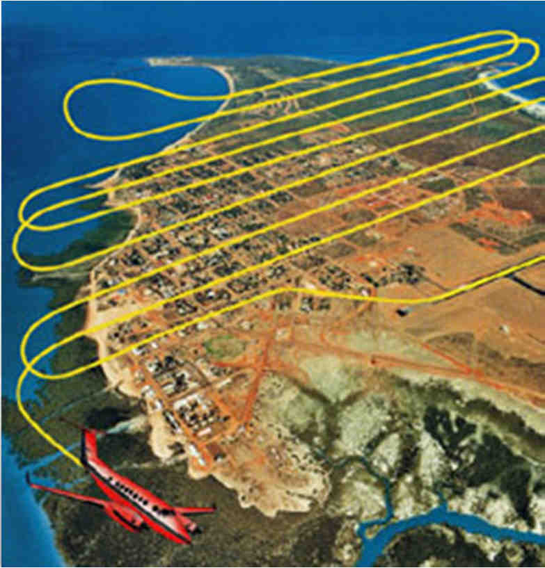 Aerolevantamento Aerolevantamento é o método de produção de mapas digitais a partir de fotos aéreas obtidas com avião.
