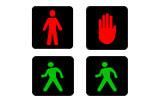 1 Sinalização Semafórica de Regulamentação tem a função de efetuar o controle do trânsito numa interseção ou seção de via, através de indicações luminosas, alternando o direito de passagem dos vários