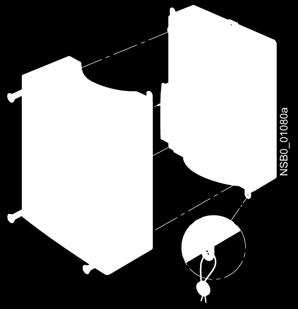 Acessórios Panorama da linha Caixas Para a montagem independente de disjuntores de tamanho S00 (Inmáx = 1 A), S0 (Inmáx = A) e S (Inmáx = A) são oferecidas caixas de material isolante de sobrepor e