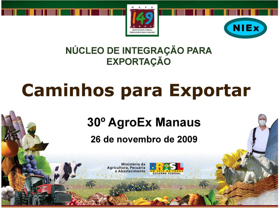 para Exportar 30º AgroEx