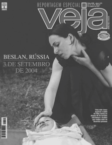 08. Observe a figura. Ela reproduz a capa da revista Veja, de 8 de setembro de 2004.