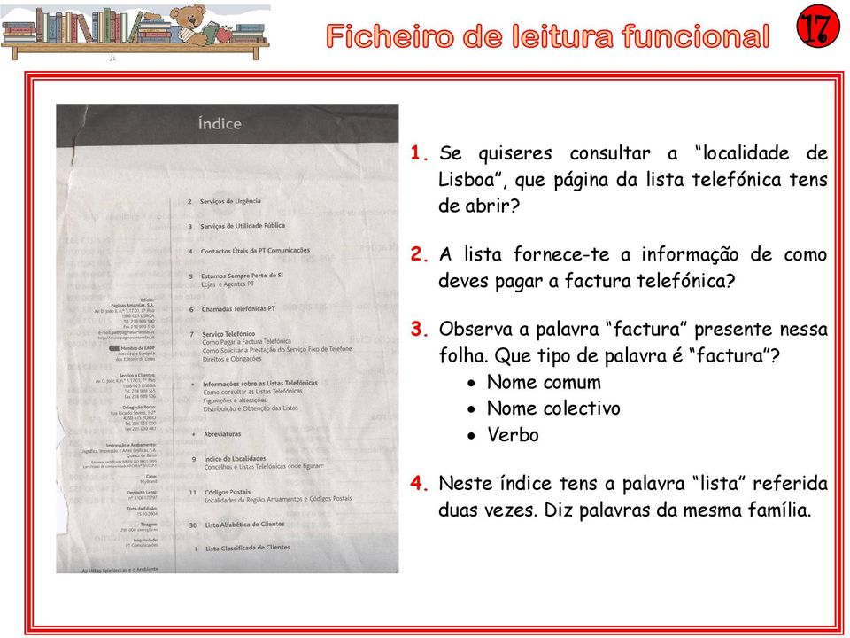 Observa a palavra factura presente nessa folha. Que tipo de palavra é factura?